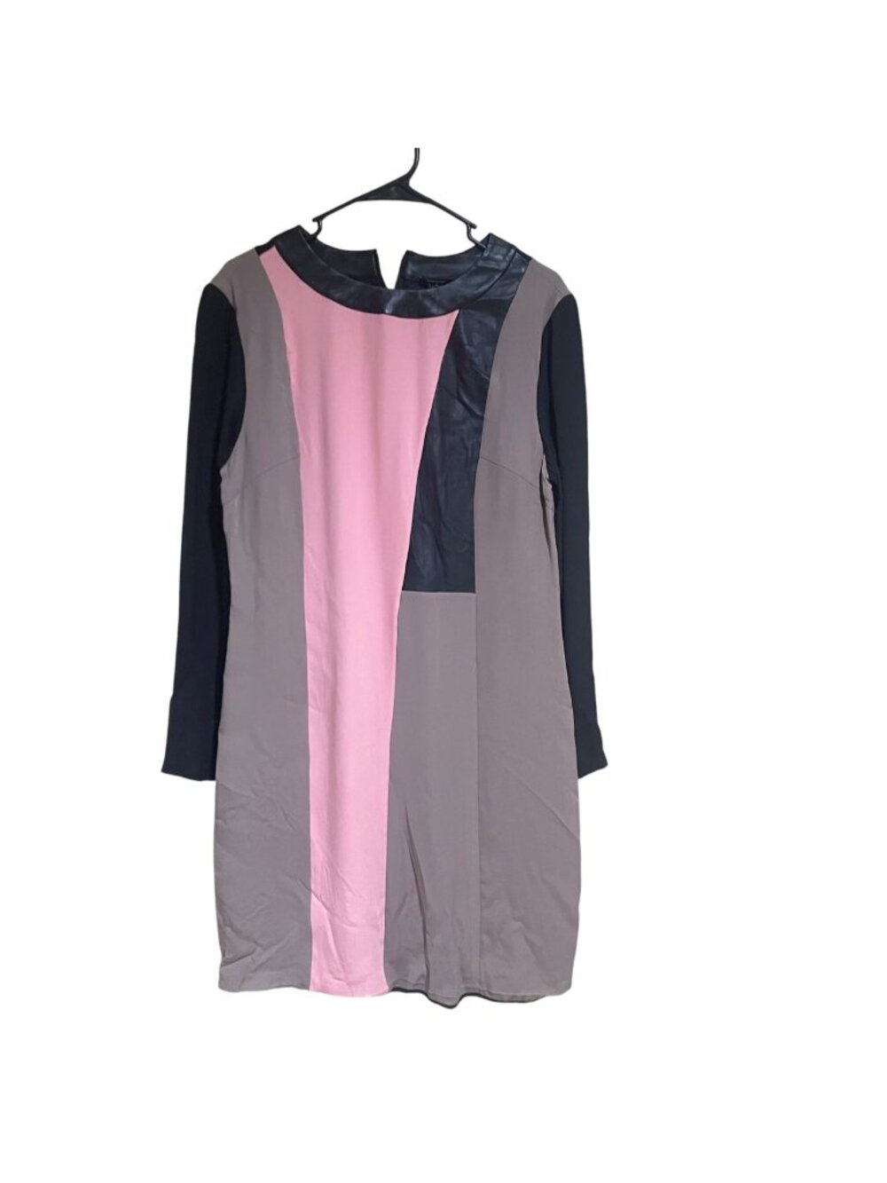 NWT Raoul concrete/multi paneled eclectic dress
